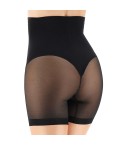 Guaina vita alta con gamba Lepel new best shape 2663 taglio vivo retro nero modella