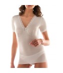 Maglia intima donna Liabel formaseno mezza manica lana vergine
