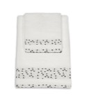 Vingi set asciugamani viso + ospite cotone Liriana bianco