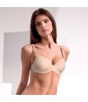 Reggiseno Balconcino con ferretto micro effetto seta Lormar One 01432