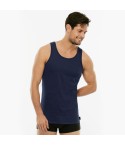 Canotta Lovable LVB cotone elasticizzato stretch L05XV blu