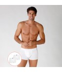 Boxer uomo cotone Lovable LVB uomo L09G4 bianco 2 pezzi