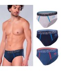 Slip uomo lotto LS1255 cotone elasticizzato 3 pz.