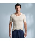 Maglia intima uomo girocollo Liabel mezza manica misto lana 0516733 modello zoom