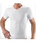 Maglia uomo microfibra Issimo 251 maniche corte scollo a V