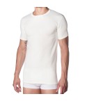 Maglia intima uomo lana e cotone mezza manica 