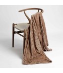 Plaid caldo in coral coperta Admas 69027