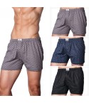 Boxer da uomo in maglina cotone Marc Luis 324 fantasia scuri taglia conformata