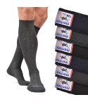 Calze lunghe assortite caldo cotone Meritex 1712 fantasia 6 paia 
