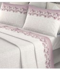 Completo letto lenzuola 100% cotone Irge Ginevra new Dorothy