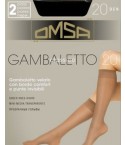 Gambaletto velato Omsa 20 den bordo soft pack