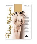 Autoreggenti Philippe Matignon Oro 15 Bas - Jarretière pizzo