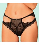 Panties slip a vita alta pizzo e aperture Obsessive Mibelia