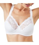 Reggiseno Papillon S180 senza ferretto con ali di sostegno in pizzo