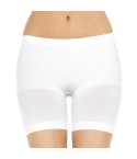 Guaina donna contenitiva Pompea a vita alta in microfibra bianco