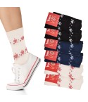 Calze bimba caldo cotone Prisco Jane A cuori 6 paia