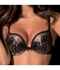 Reggiseno Love and Bra Push-up Royale con ferretto nero modella zoom