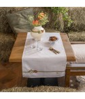 Runner in 100% cotone con coccinella portafortuna Thun Country Bloom