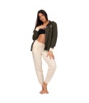 Tuta donna zip cappuccio cotone leggero Superga 24307