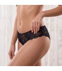 Sexy slip brasiliana Leilieve 3254 in pizzo floreale elasticizzato 