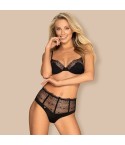 Sexy set Obsessive Sharlotte reggiseno+perizoma vita alta 2 pz