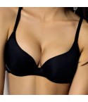 Reggiseno push up con ferretto Sièlei 1974 coppa B nero