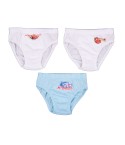 Slip da bambino Cars assortiti in 100% cotone 3 pezzi 