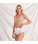 Slip donna vita alta Jadea 792 cotone e pizzo 3 pz