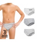 Slip Juventus FC Prodotto Ufficiale bimbo JU13504 in 100% cotone 3pz