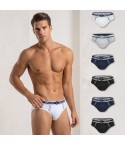 Slip uomo Navigare 314 in cotone elasticizzato 6 pezzi modello zoom