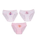 Slip da bambina Winx in 100% cotone assortiti 3 pezzi 