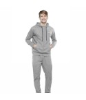 Tuta uomo con zip con cappuccio cotone felpato Superga SMW25695