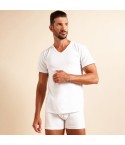 T shirt cotone scollo a V uomo Snelly 3 pezzi 7012