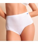 Slip da donna culotte vita alta Snelly e396 in cotone 6 pezzi