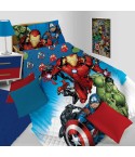 Copriletto trapuntato singolo leggero cameretta Marvel Avengers