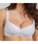 Reggiseno Spiman 331 senza ferretto cotone elasticizzato e pizzo zoom