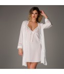 Completo sposa kimono + sottoveste pizzo Stefanel Lunatica