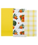 Strofinacci da cucina cotone Preziosa Calisè S06 3 pezzi-F