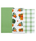 Strofinacci da cucina cotone Preziosa Calisè S06 3 pezzi-G