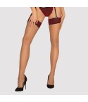 Calze per reggicalze sexy con merletto Obsessive Sugestina