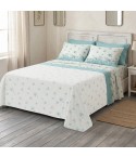 Completo letto floreale cotone Zambaiti switch flowers