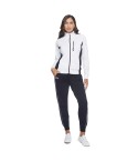Tuta donna primaverile in cotone elasticizzato logo ricamato Superga SWS25700