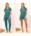 Pigiama Donna Tris con Doppio Pantalone Irge TD51