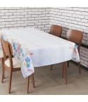 Tovaglia in rasatello con fiori Preziosa Thango B-6 posti