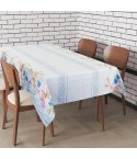 Tovaglia polvere con ortensie Preziosa rasatello Thango D-12 posti