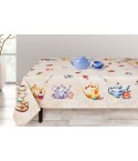 Tovaglia Vingi Tiffany cod.A17 stampa teira con dolcetti cotone