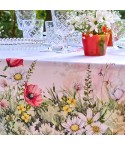 Tovaglia stampa digitale floreale 100% Cotone Vingi Tiffany Dis. 5