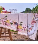 Tovaglia 100% cotone con rose Vingi Tiffany Dis. 6