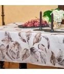 Tovaglia stampa digitale con foglie 100% cotone Vingi Tiffany Dis 7