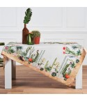 Tovaglia in cotone con cactus e piante tropicali Vingi tiffany Disegno 9